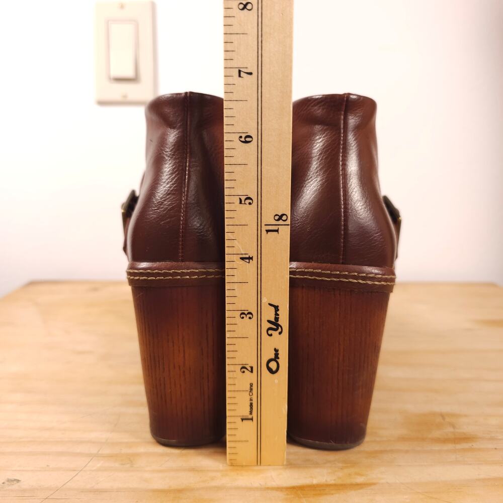 Korks Stacey Platform Ankle Boots Brown Sz 6 - Picture 11 of 11